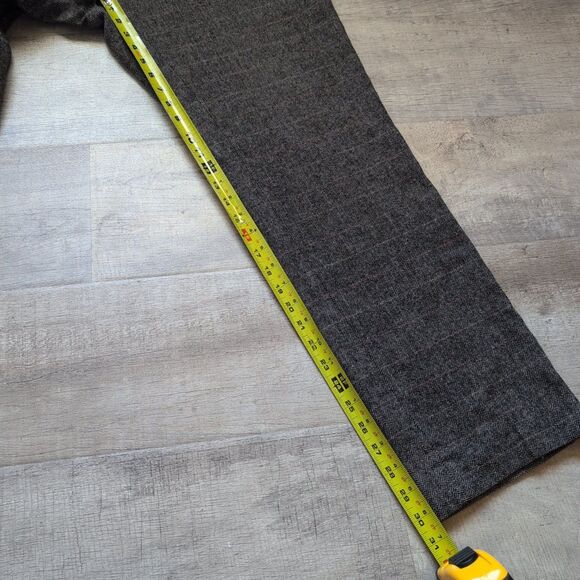 MOSS BROS Dress Pants Houndstooth Plaid Savoy Taylors Guild Slim Fit 40IN - Picture 3 of 8